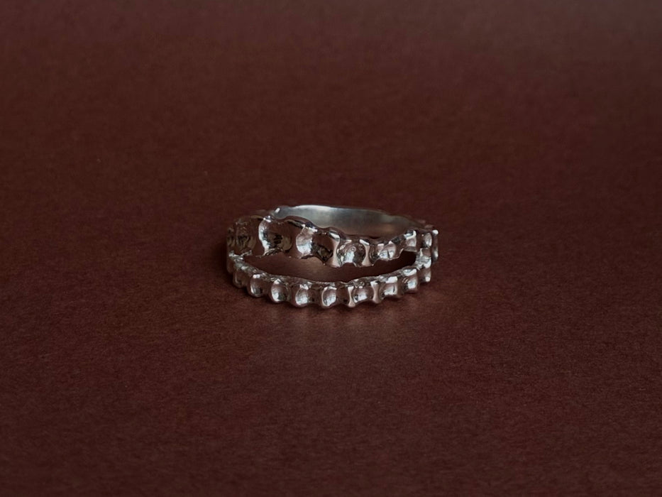 Seafarer - Wide ring - Silver