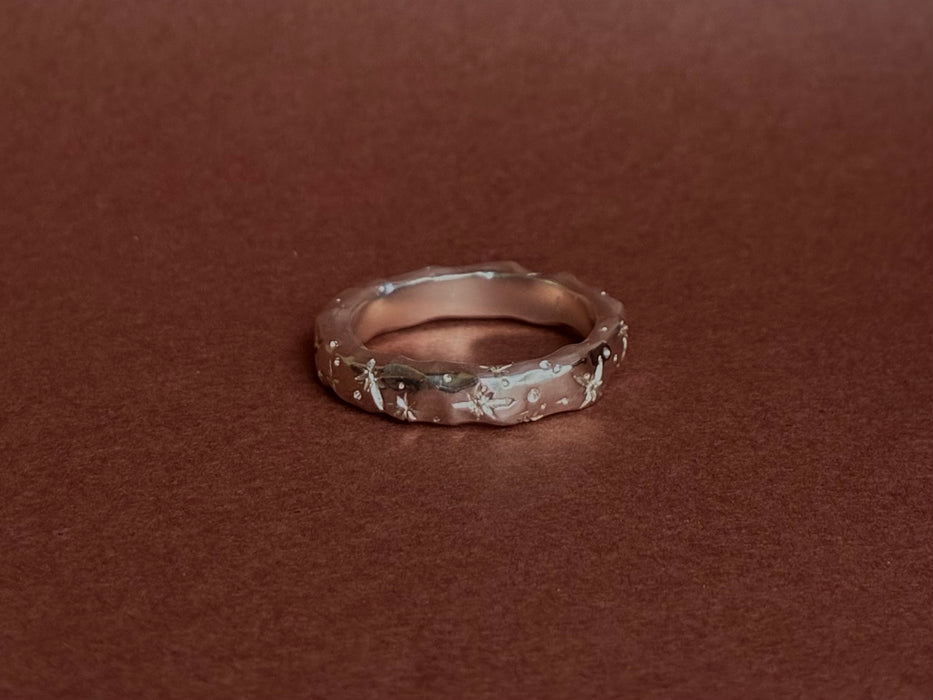The milky way - Wide Ring - Silver