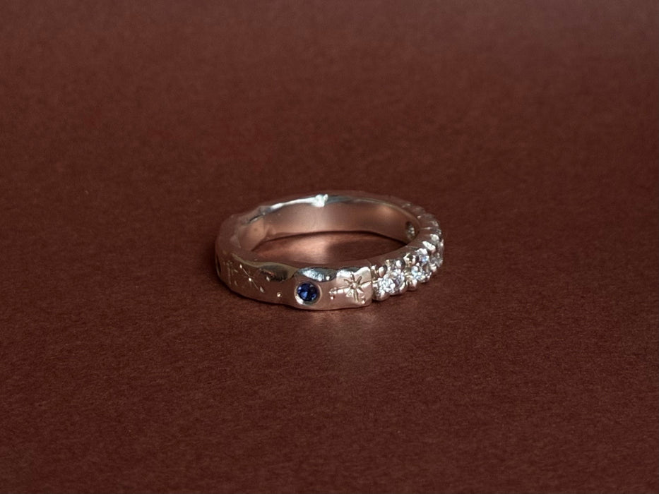The milky way - Wide Ring - all the way - Silver