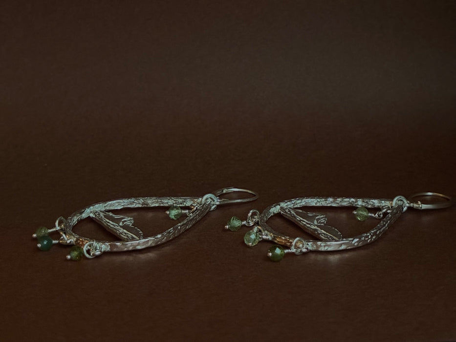 Cordillera- Hanging earrings - Silver