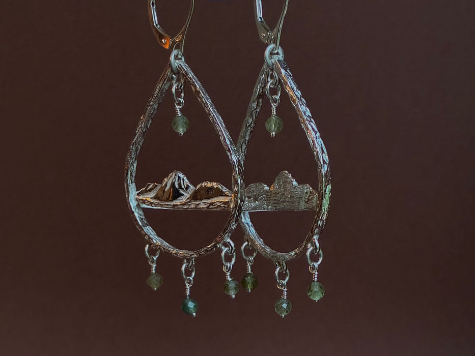 Cordillera- Hanging earrings - Silver